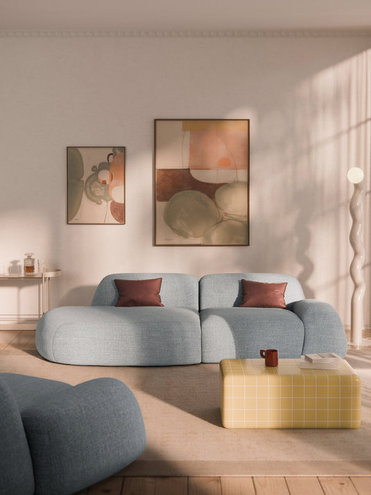 Wolvara Modular Chaise in Bouclé (3-Seater)