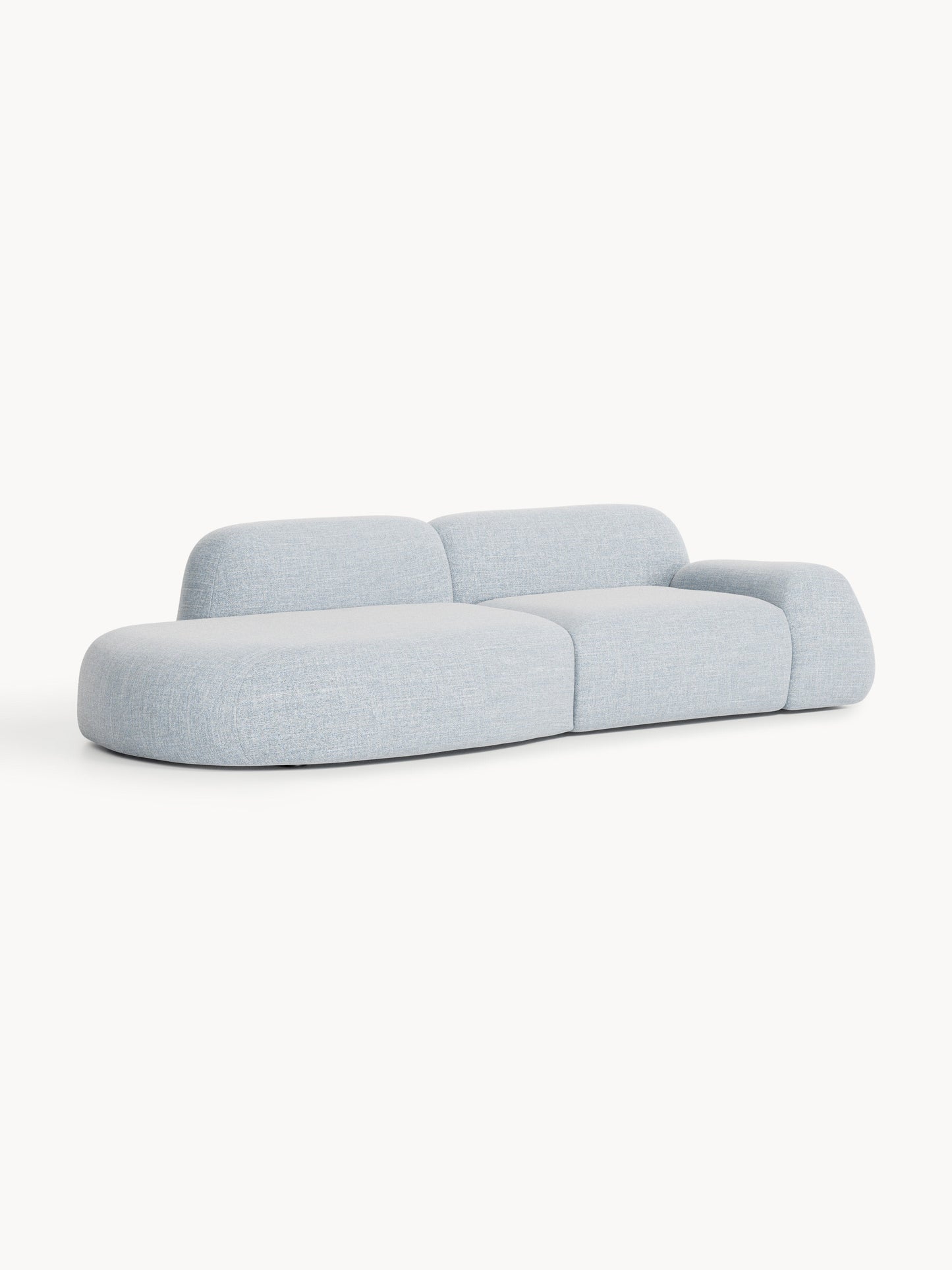 Wolvara Modular Chaise in Bouclé (3-Seater)