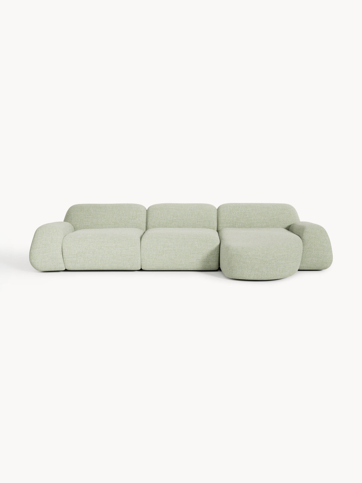 Wolvara Modular Corner Sofa in Bouclé (4-Seater)