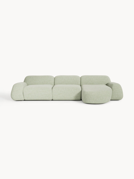 Wolvara Modular Corner Sofa in Bouclé (4-Seater)