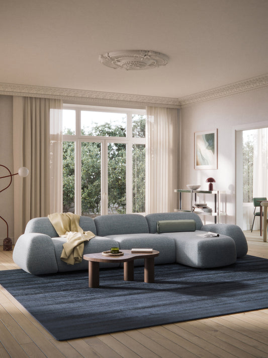 Wolvara Modular Corner Sofa in Bouclé (4-Seater)