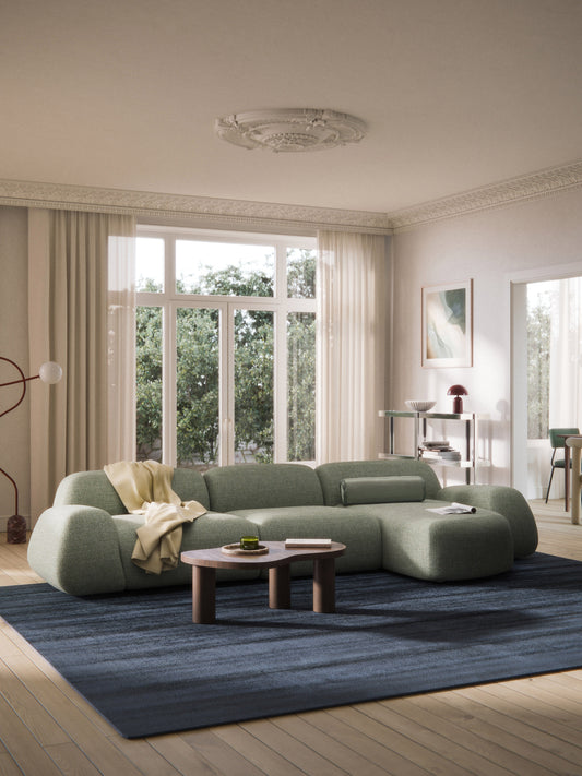 Wolvara Modular Corner Sofa in Bouclé (4-Seater)