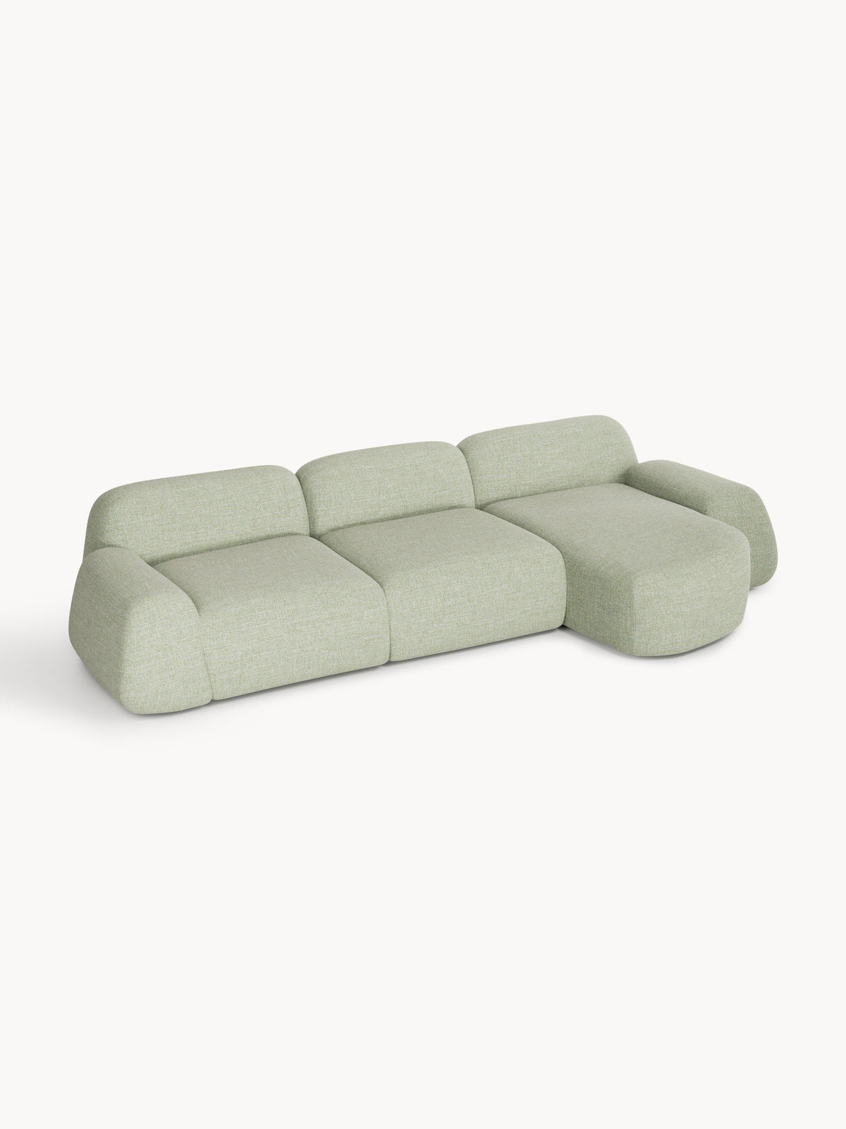Wolvara Modular Corner Sofa in Bouclé (4-Seater)
