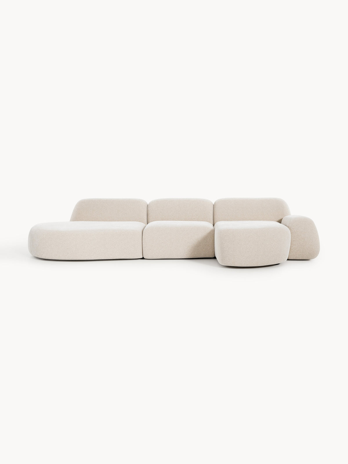 Wolvara Modular Corner Sofa with Chaise Longue (4-Seater)