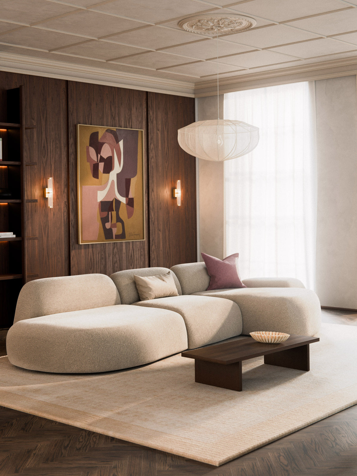 Wolvara Modular Corner Sofa with Chaise Longue (4-Seater)