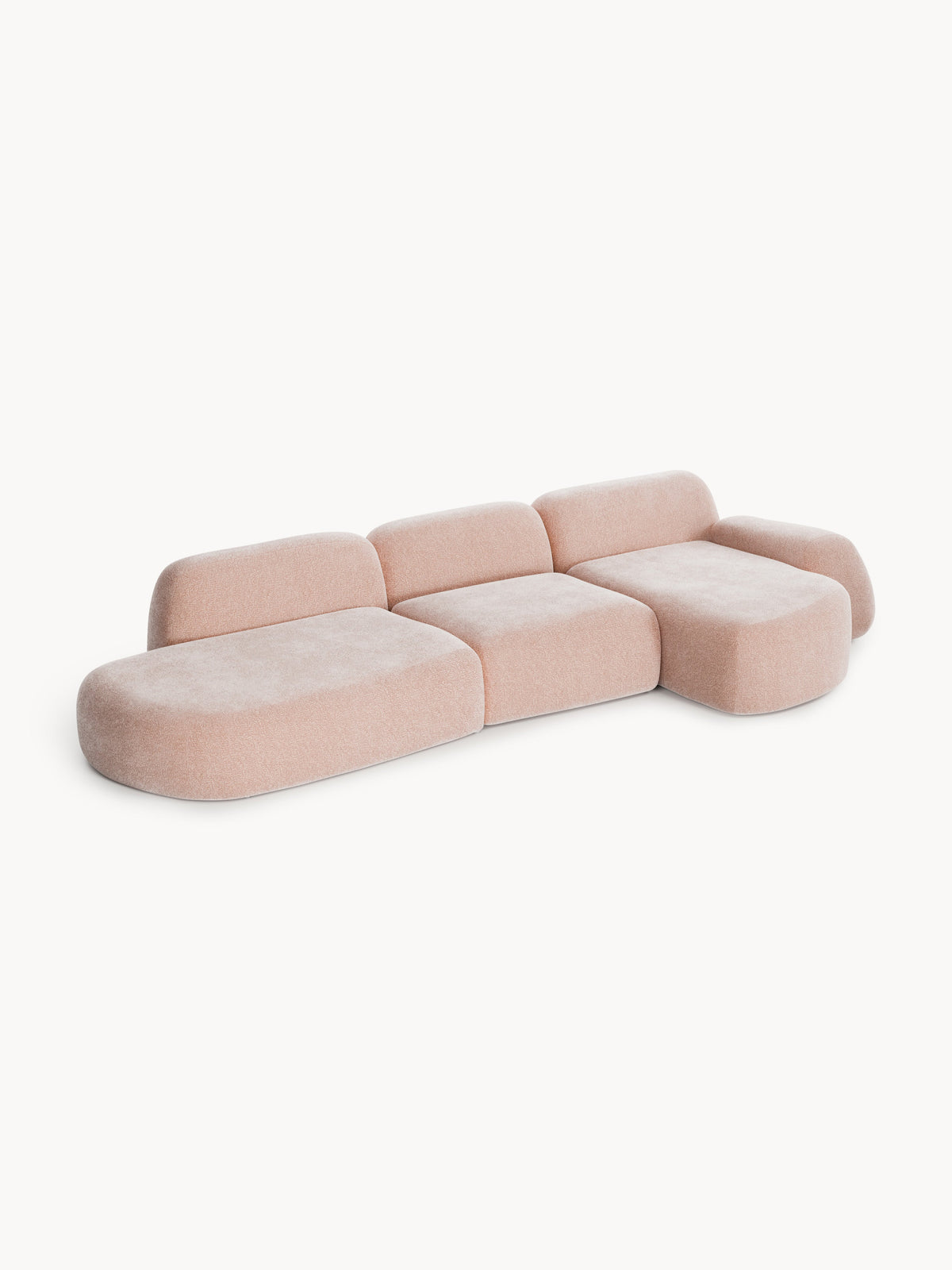 Wolvara Modular Corner Sofa with Chaise Longue (4-Seater)