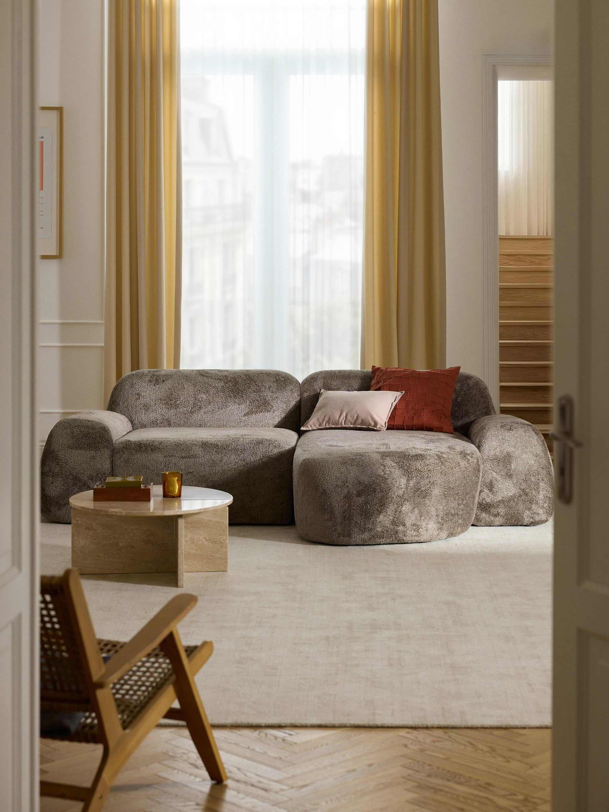 Wolvara Teddy Bouclé Chaise