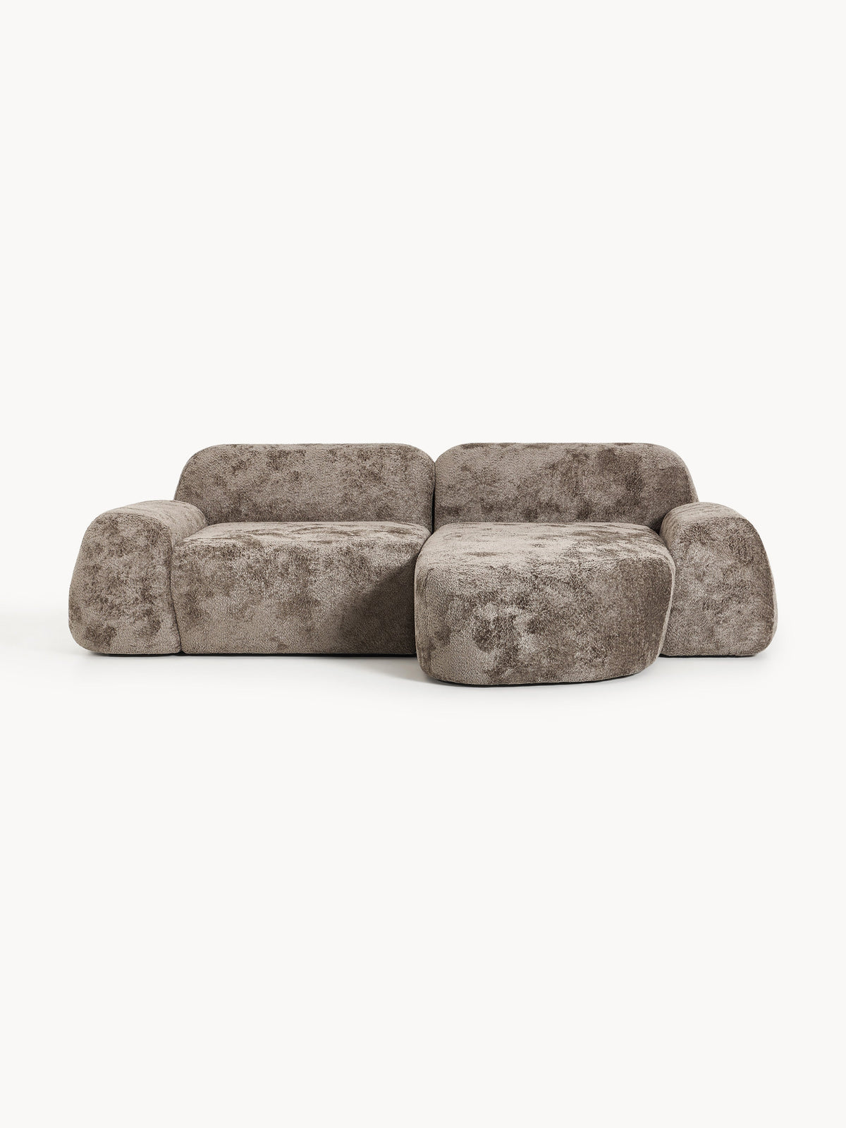 Wolvara Teddy Bouclé Modular Corner Sofa (3-Seater)