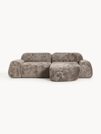 Wolvara Teddy Bouclé Modular Corner Sofa (3-Seater)