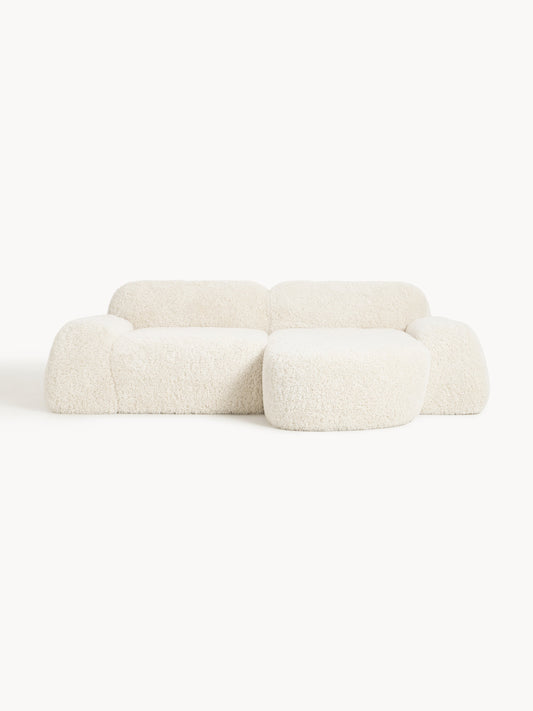 Wolvara Teddy Modular Corner Sofa (3-Seater)