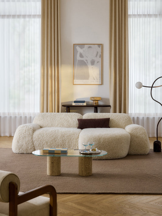 Wolvara Teddy Modular Corner Sofa (3-Seater)