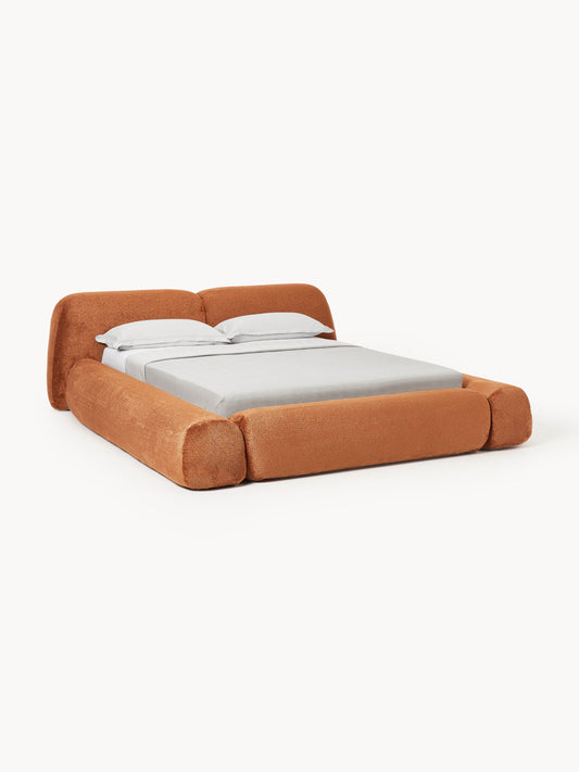 Wolvara Upholstered Teddy Bouclé Bed