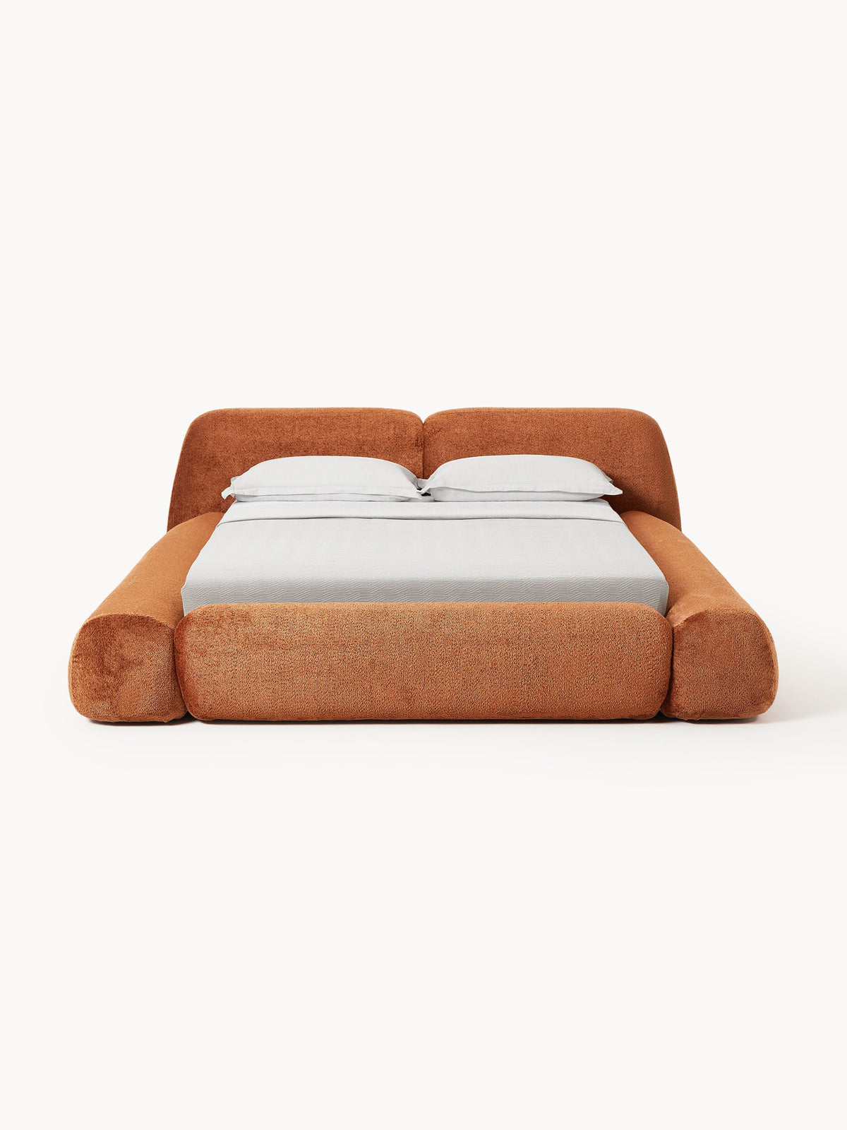 Wolvara Upholstered Teddy Bouclé Bed